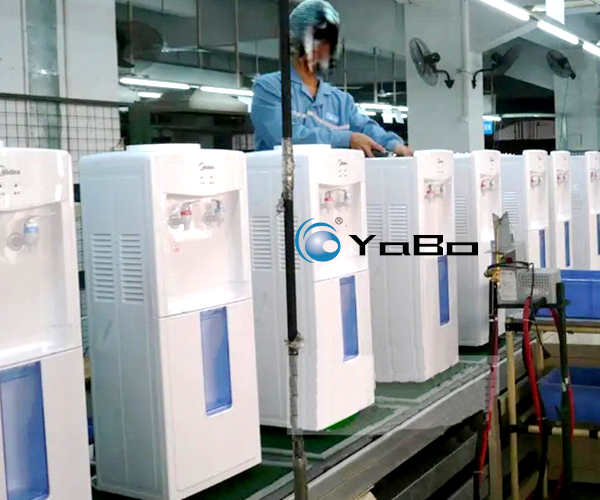 Water dispenser assembly line